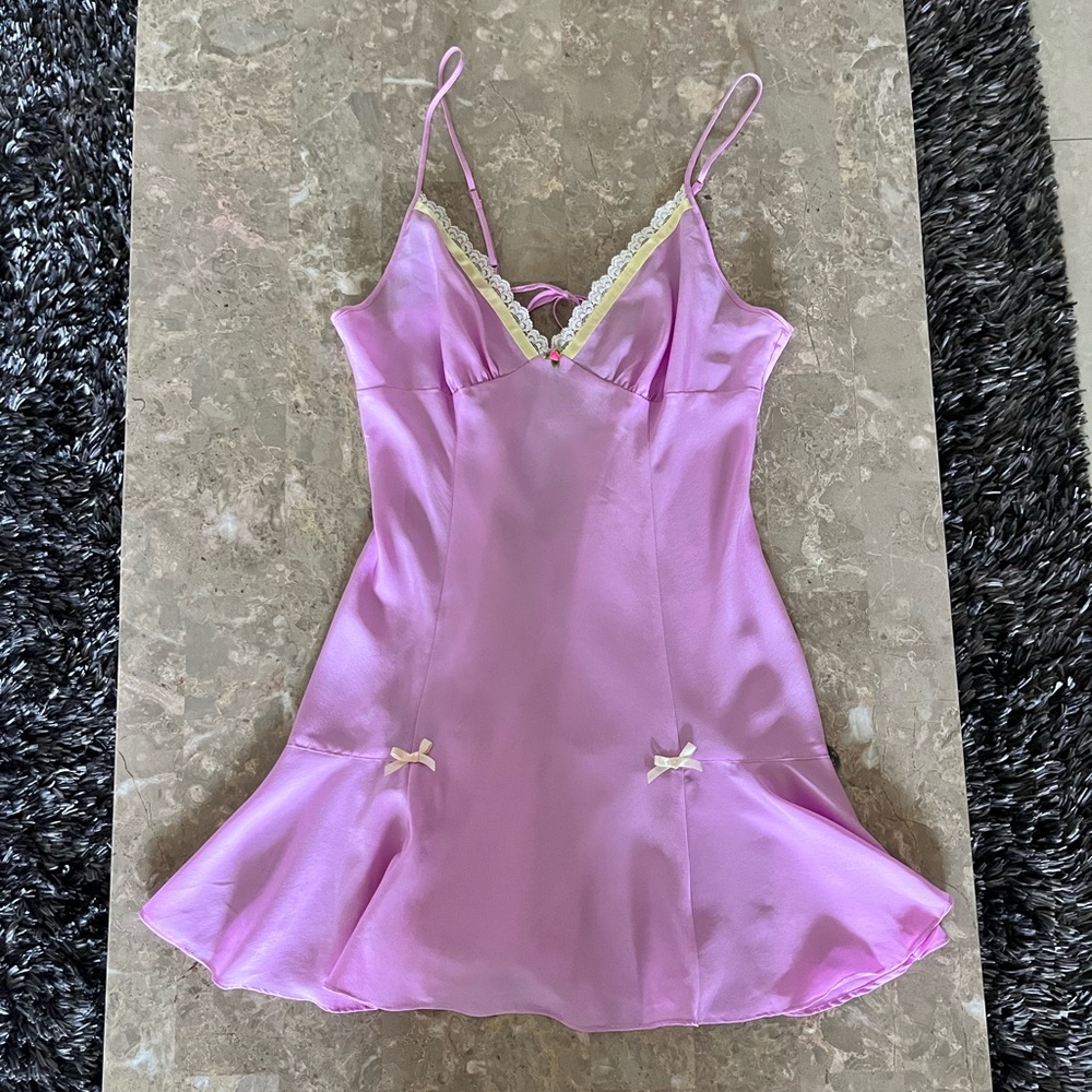Vintage Betsey Johnson Intimates Pink Slip Size M